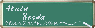 Alain Werda Visitenkarte